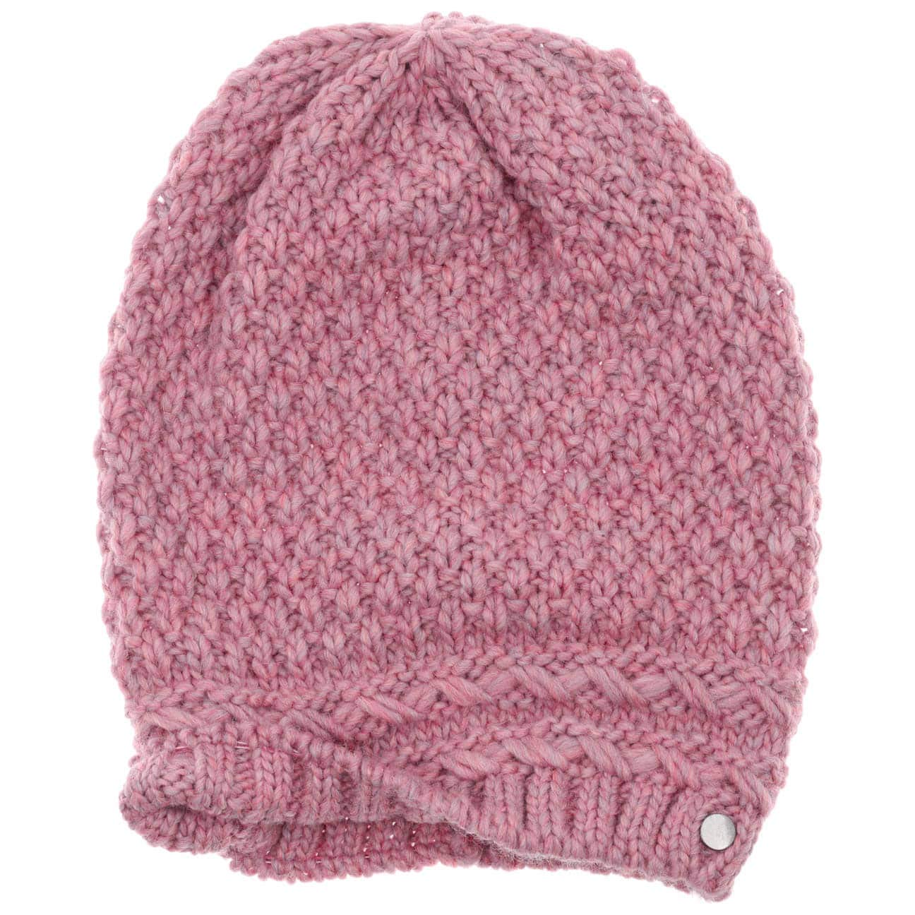 LIERYS Pinea Strickmütze Oversize meliert Mehrfarbig Made in Germany Damen und Herren Herbst Winter