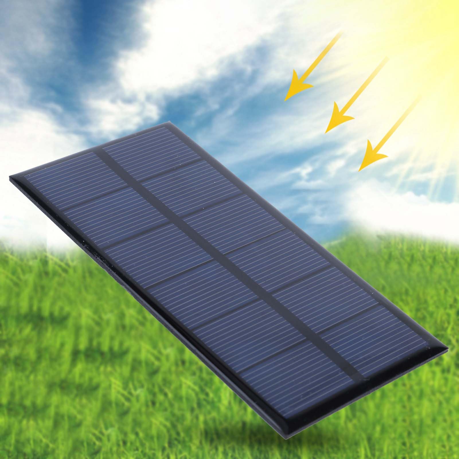 Panel słoneczny 1 W 3 V, mini panel słoneczny DIY krystaliczny silikonowy panel słoneczny do ładowarki DIY