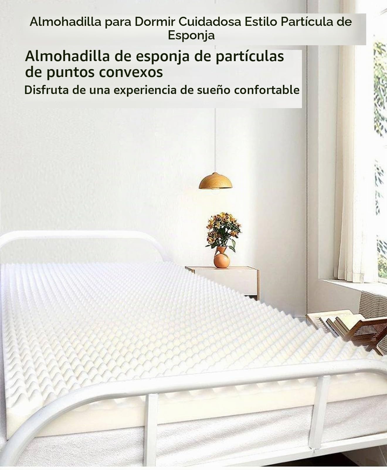 Colchón Antiescaras Para Atención Hospitalaria Domiciliaria,Colchón Para El Reposo En Cama,Esponja De Alta Densidad,Alivia Y Previene Las Úlceras Por Presión,Alivia La Presión,Lavable 90x190cm
