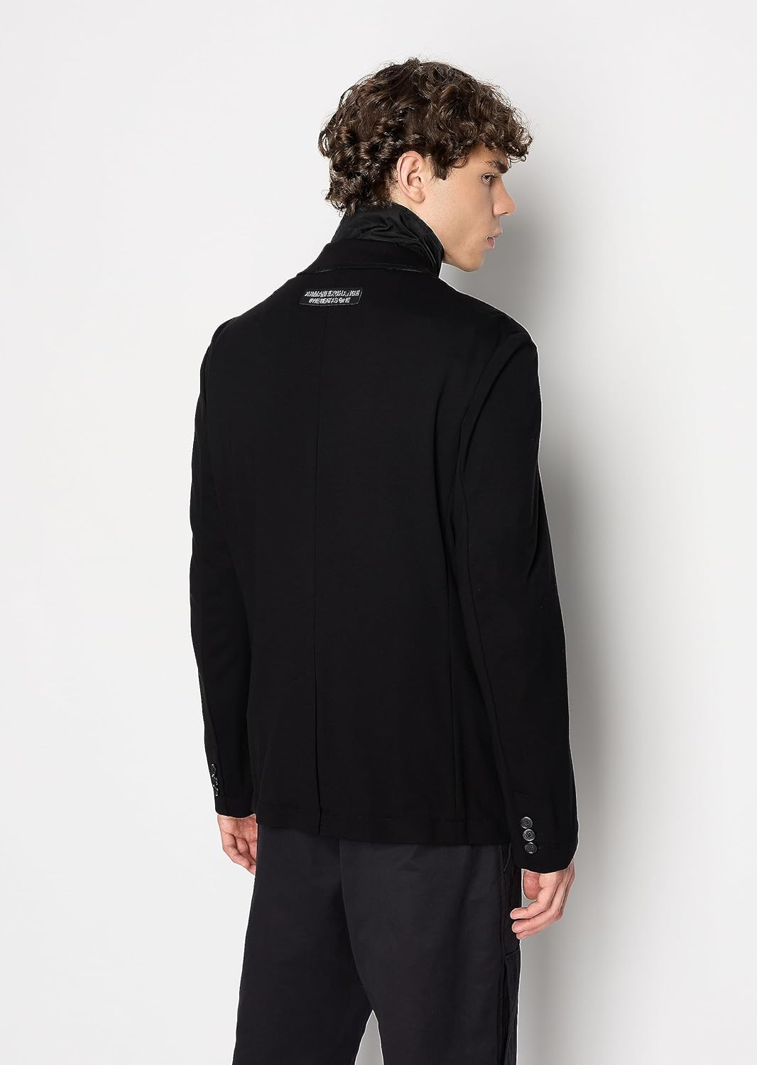 Armani Exchange Womens J38 90s Fit Rigid Light Wash Denim - Image 4