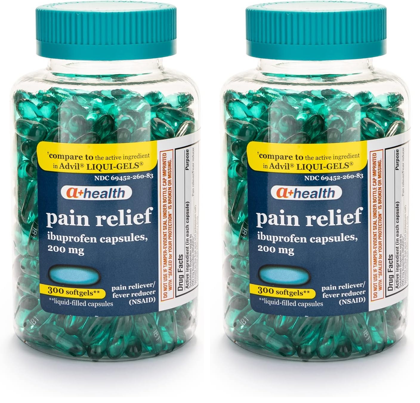 A+Health Ibuprofen 200 Mg Softgels, Pain Reliever/Fever Reducer 300 Count — Amazon image 7