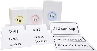 400 Words + 200 Sentences Phonics Reading Flash Cards