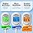 Boncare 9 Seconds Basal Body Thermometer for Ovulation, Oral Thermometer for Adults and Kids - Accurate Rectal Thermometer, with Fever Alarm and Large Display (Rice-White)