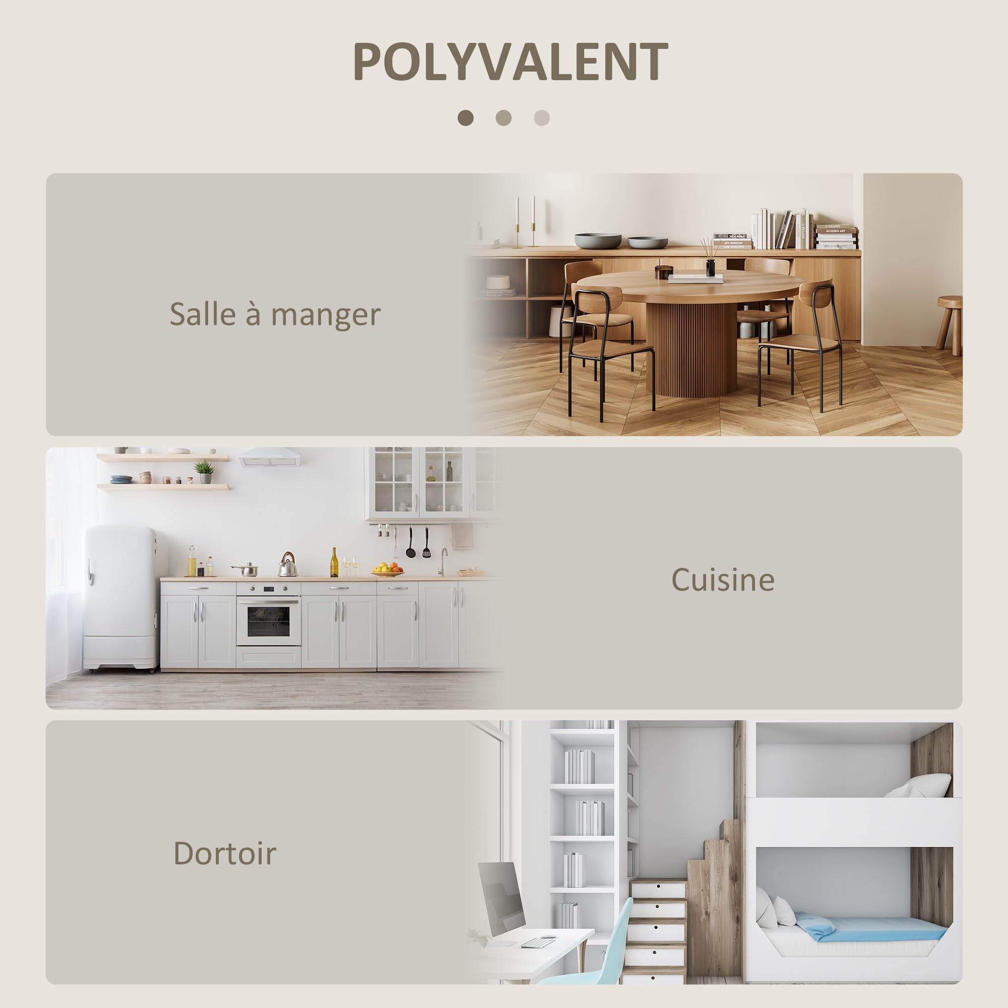 HOMCOM Table Pliable de Cuisine Salle à Manger 2 abattants - Table Ovale Extensible - en Bois chêne