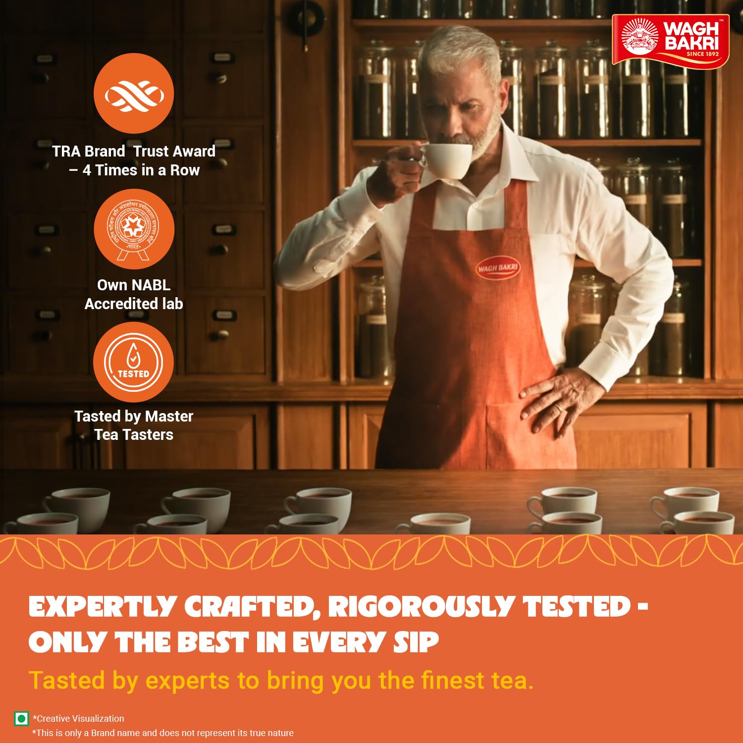 Wagh Bakri Premium Leaf Tea Carton Pack, 500g