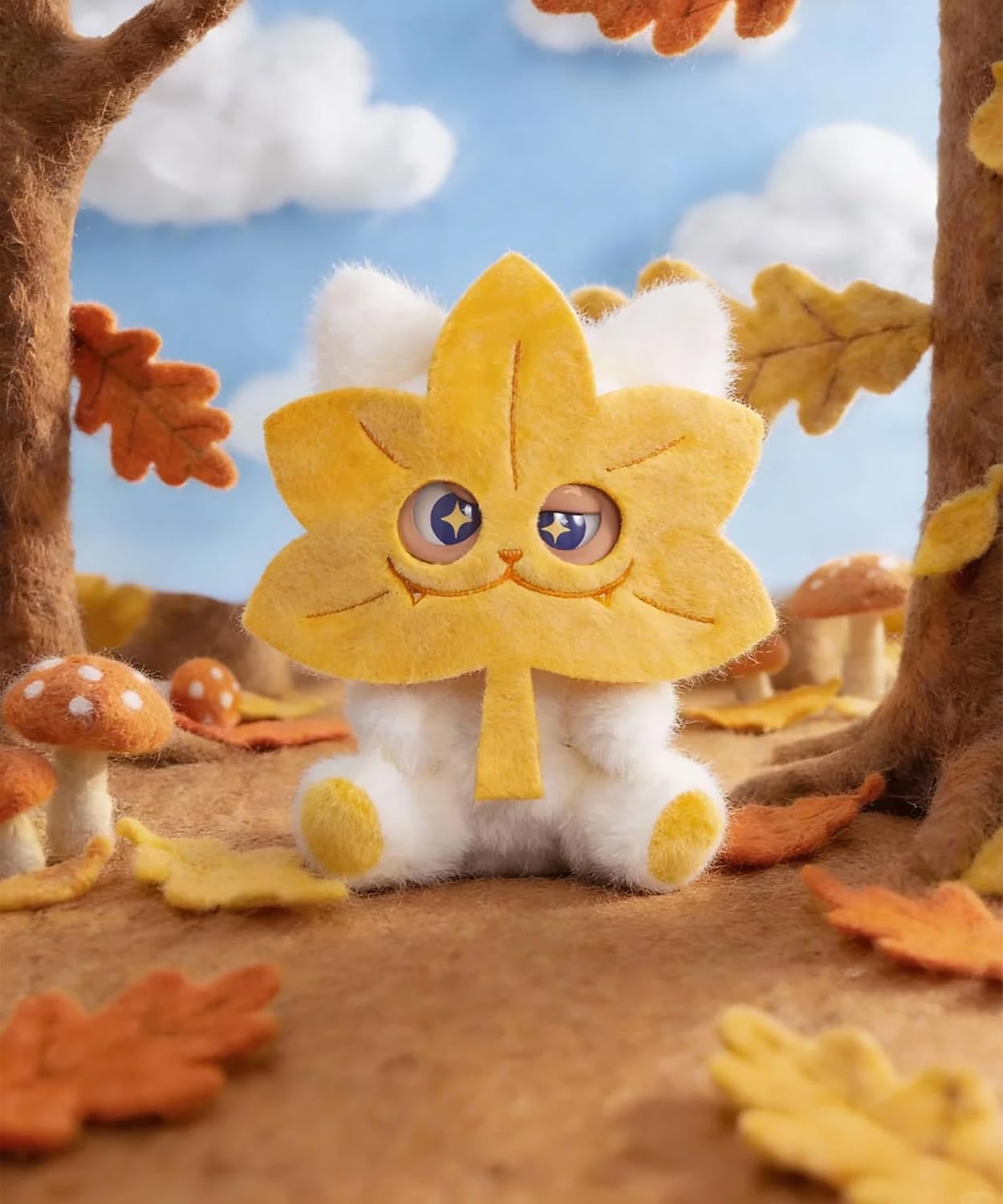 CALEMBOU Plush Blind Box, Cute Fantasy Forest Friends Series Soft Stuffed Keychain, Kawaii Mystery Vinyl Bag Charms Collectible for Birthday Christmas