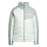 adidas Donna Terrex Multi Synthetic Insulated Jacket, linen green/silver green