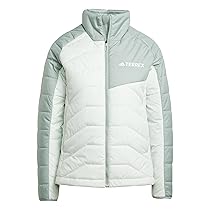 adidas Donna Terrex Multi Synthetic Insulated Jacket, linen green, silver green, M