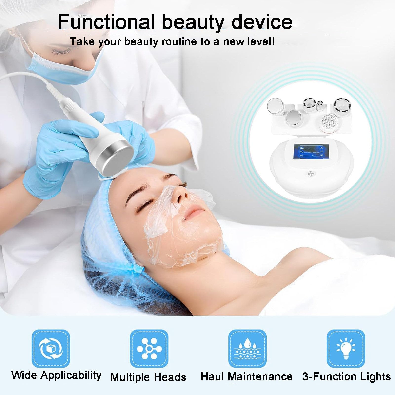 Máquina De Liposucción Liposucción Cavitación Celulitis Slimming 80k Grasa Quema RF Radiofrecuencia Máquina para Salones De Belleza, Salones De Masajes, Tiendas De Raspado