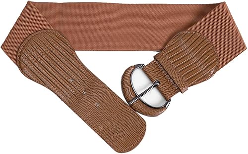 Miniatura 5 de 3 cinturones anchos para mujer, cinturones de cintura, cinturones elásticos de cuero, vestidos de mujer, ganchos decorativos para cinturón