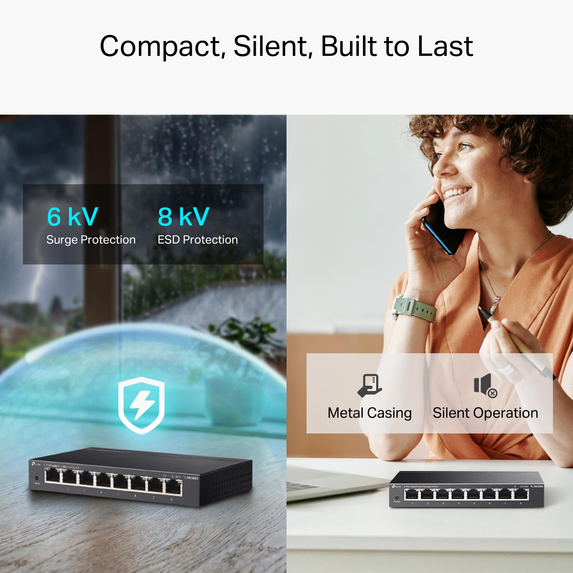 Switch a 8 porte Gigabit Easy Managed