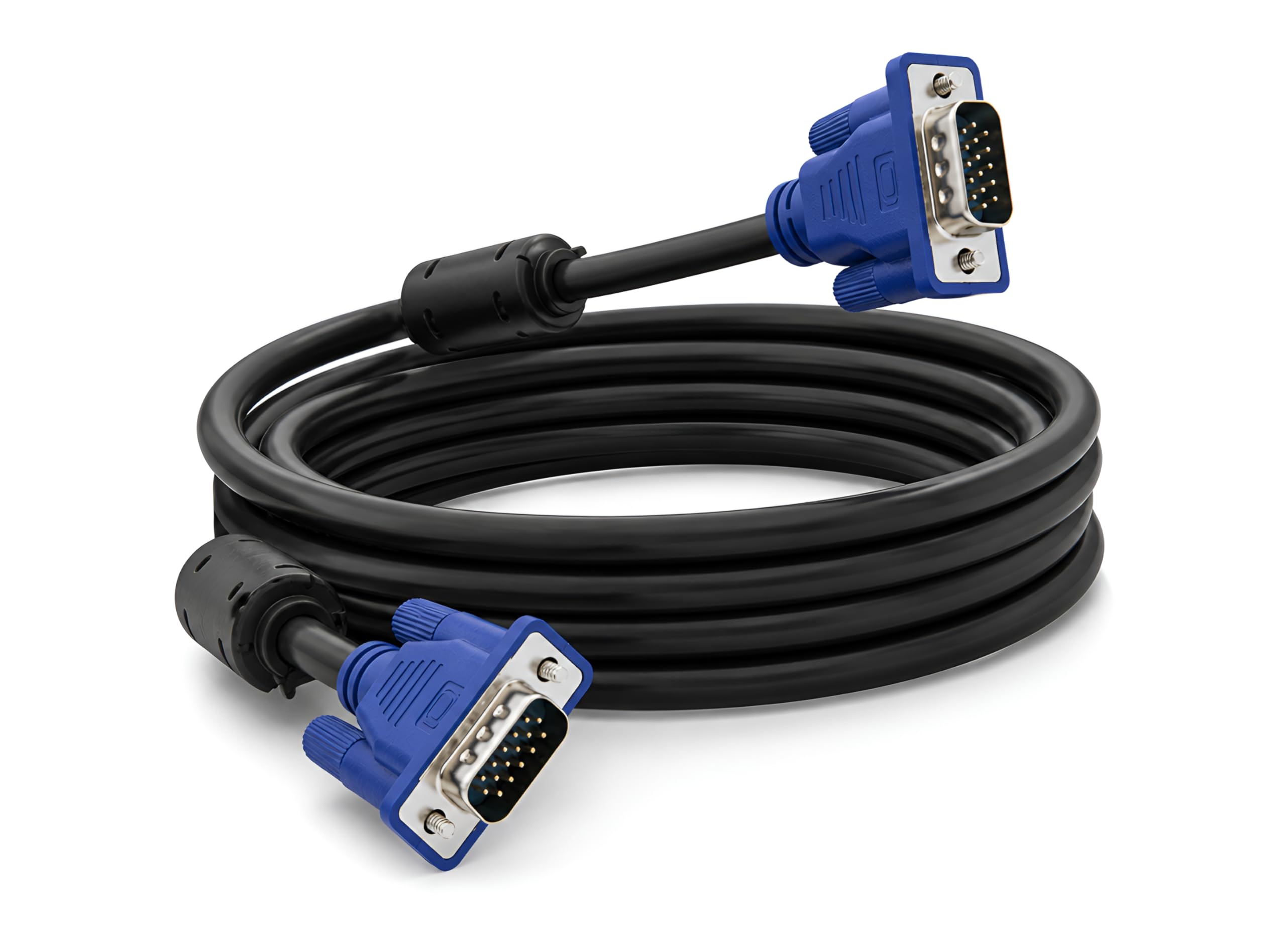 Upix Premium Male to Male VGA Cable 1.5 Meter, Support Monitor/PC/LCD/LED, Plasma, Projector, TFT