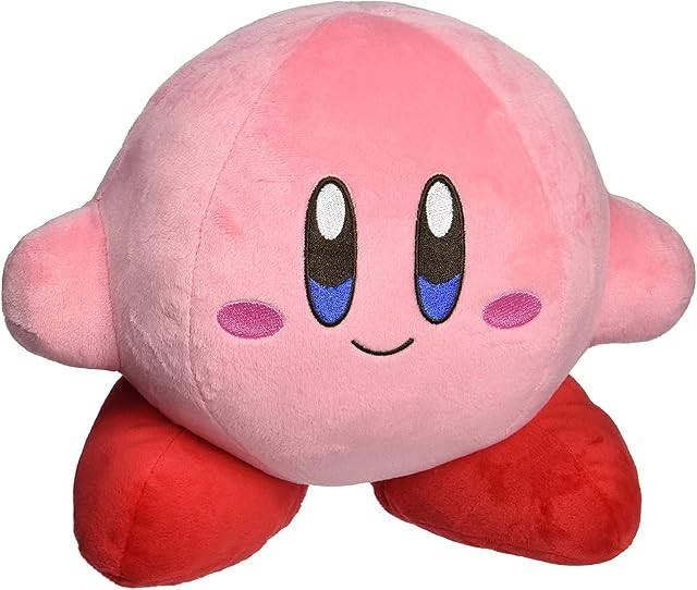 Fanyong 5.9inch Kirby Plush Toy, Little Buddy Kirby Adventure All Star Collection Plushie, Cute Kirby Stuffed Animal Toys Doll for Kids (01 Pink)