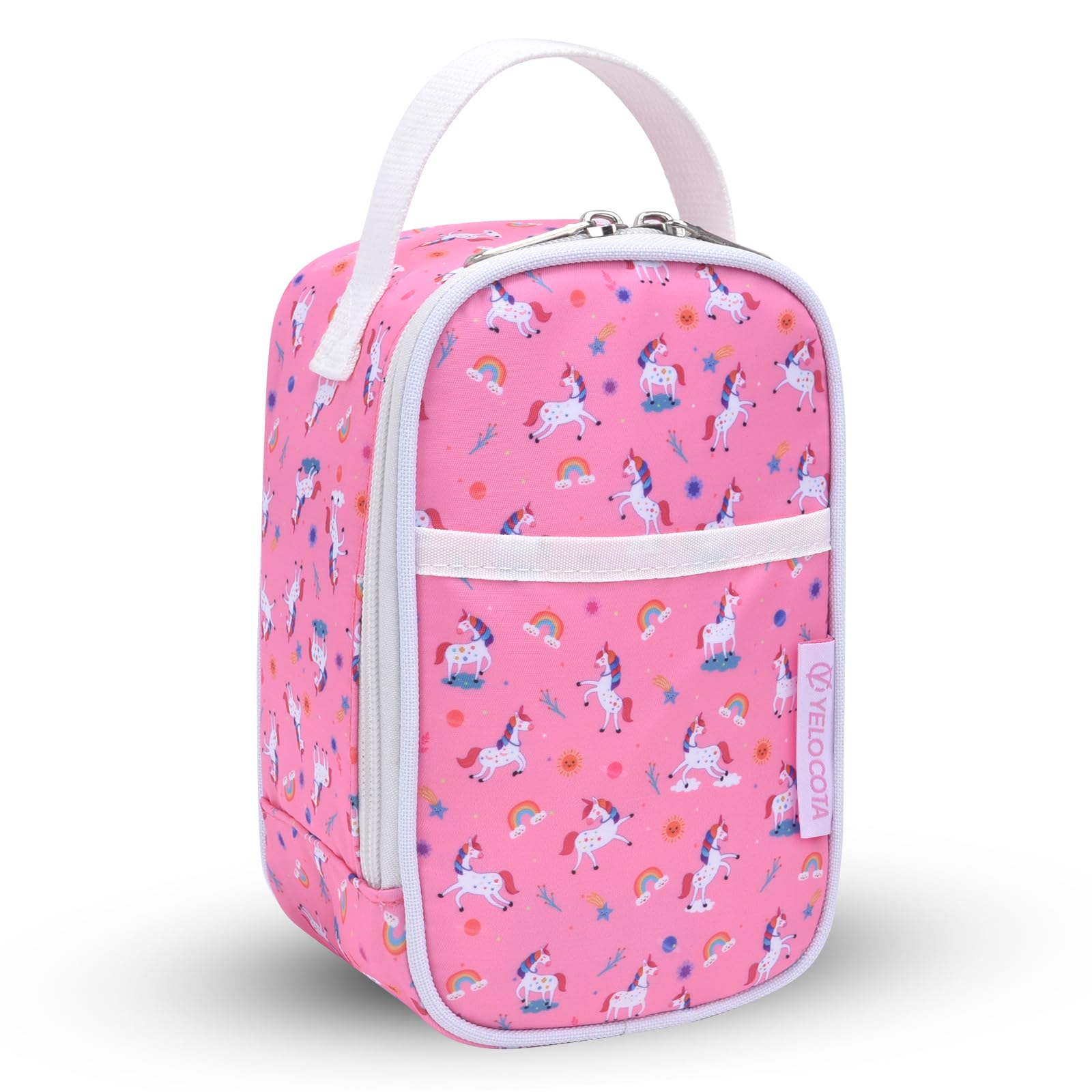 Yelocota Small Cooler Bag- Snack Bag- Insulated Lunch Bag for Kids- Lunch Thermal Bags- Exact Designed for Insulated Food Jar below 27oz-Lunch Tote Bag for Child,Men,Women