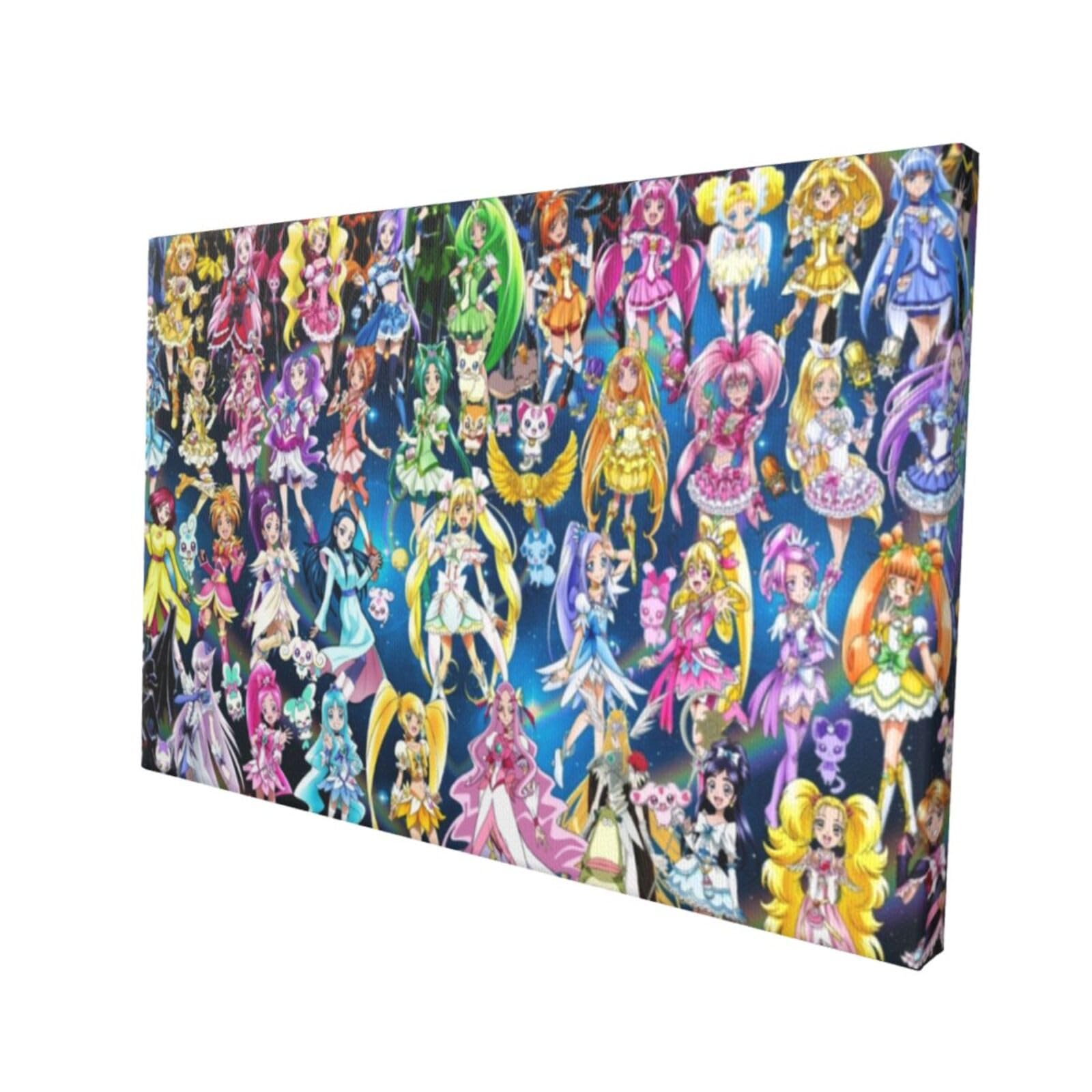 Amazon.co.jp: プリキュア (3) アートパネル キャンバスアート