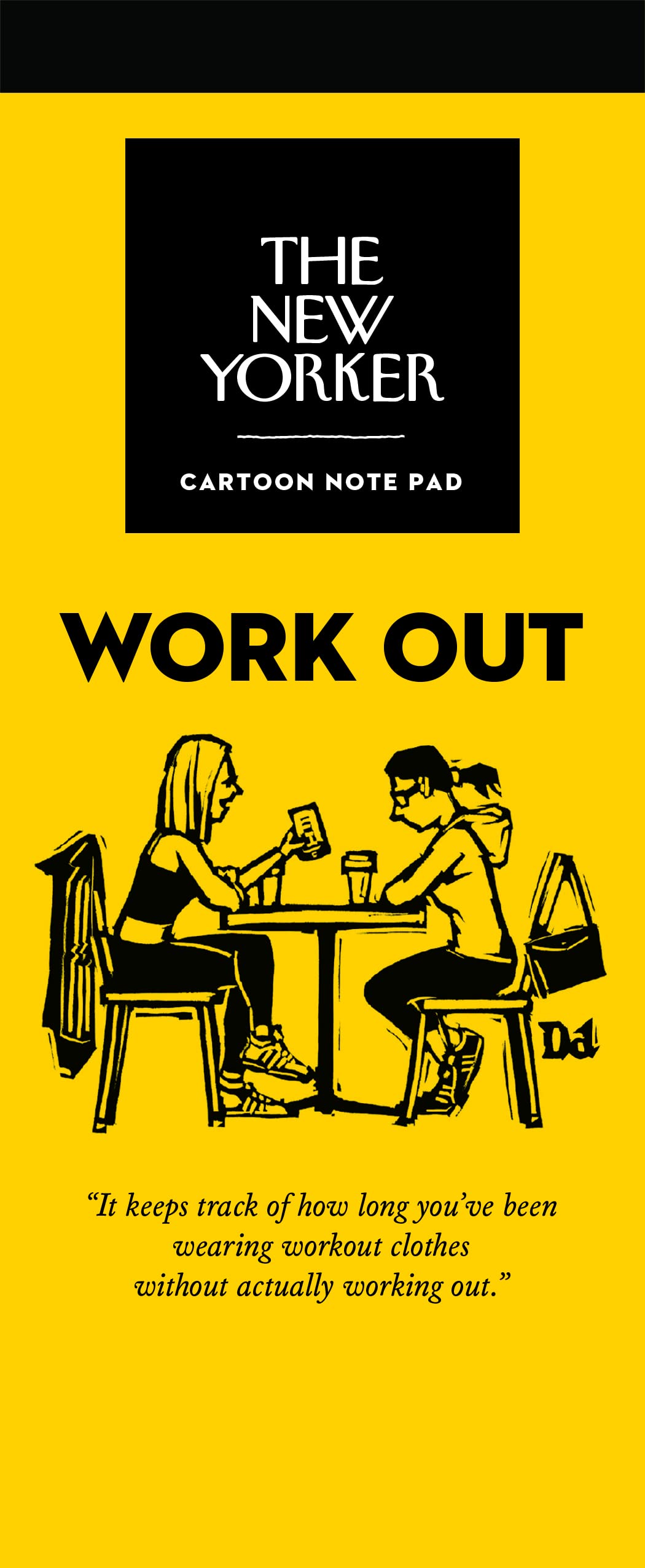 Nelson Line New Yorker Cartoons Workout Notepad
