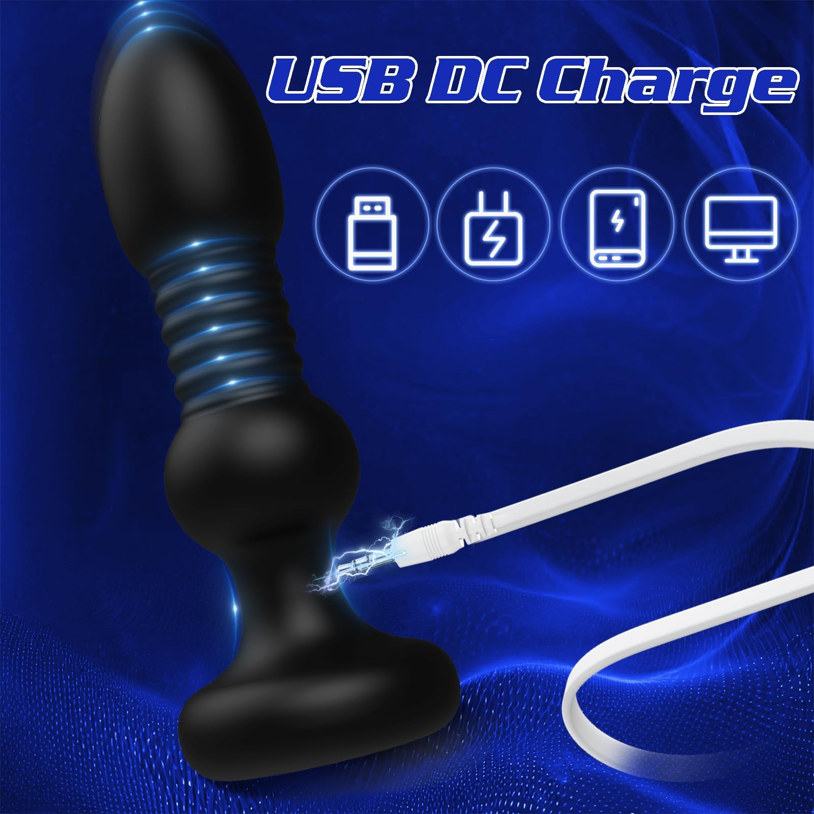 Plug Anal Vibromasseurs Sextoyse Homme Sex, Plug Anus Sex Toýs Femme Sex Toys avec 5 Modes de Propulsion et 5 Modes de Vibration Sextoyse Couple Plaisir, Débutante Sextoy Sex Toyspour Pour Homme