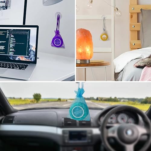 Miniatura 7 de Vaporizadores de ducha para aromaterapia, paquete de 18 bombas de ducha para regalos de cumpleaños para mujeres, orgánicos con eucalipto, menta,