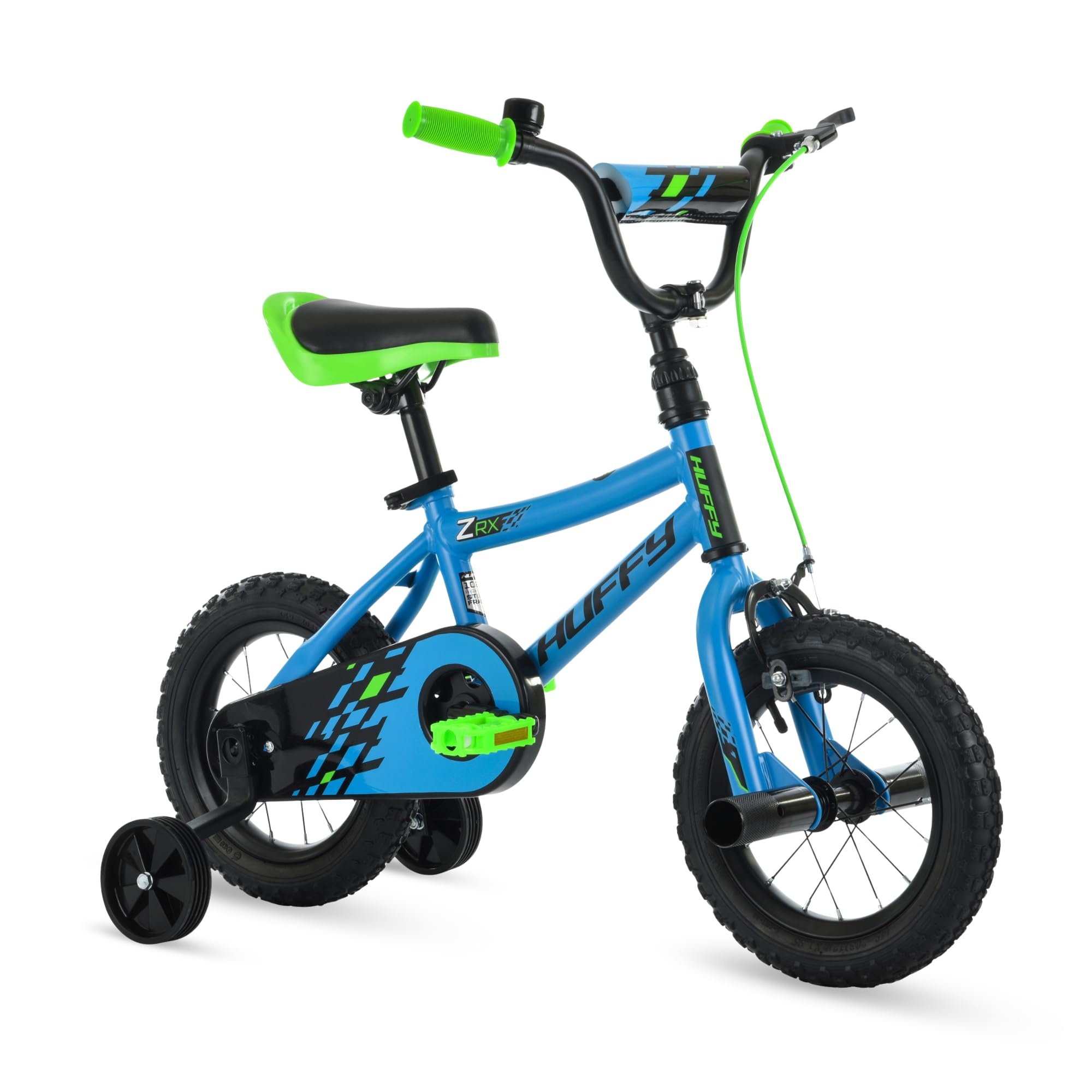 Huffy Kids 12/16 Inch Bikes, Ideal for Ages 3+. Beginner Level Riding, Multiple Color Options Available, Playful and Fun Details, Removable Training Wheels, Durable, Adjustable Comfort