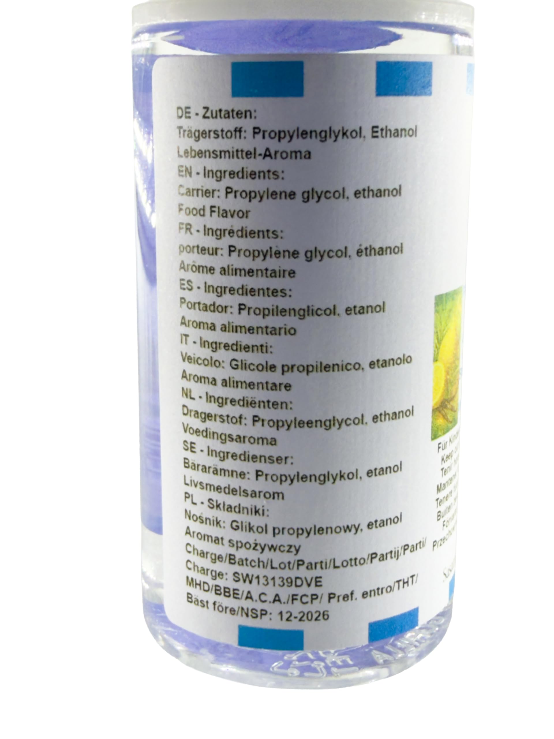 Vanilla Enchantment - Vanille-Rosmarin-Zitrone Aroma Konzentrat - Vegan - Sasami - 100ml