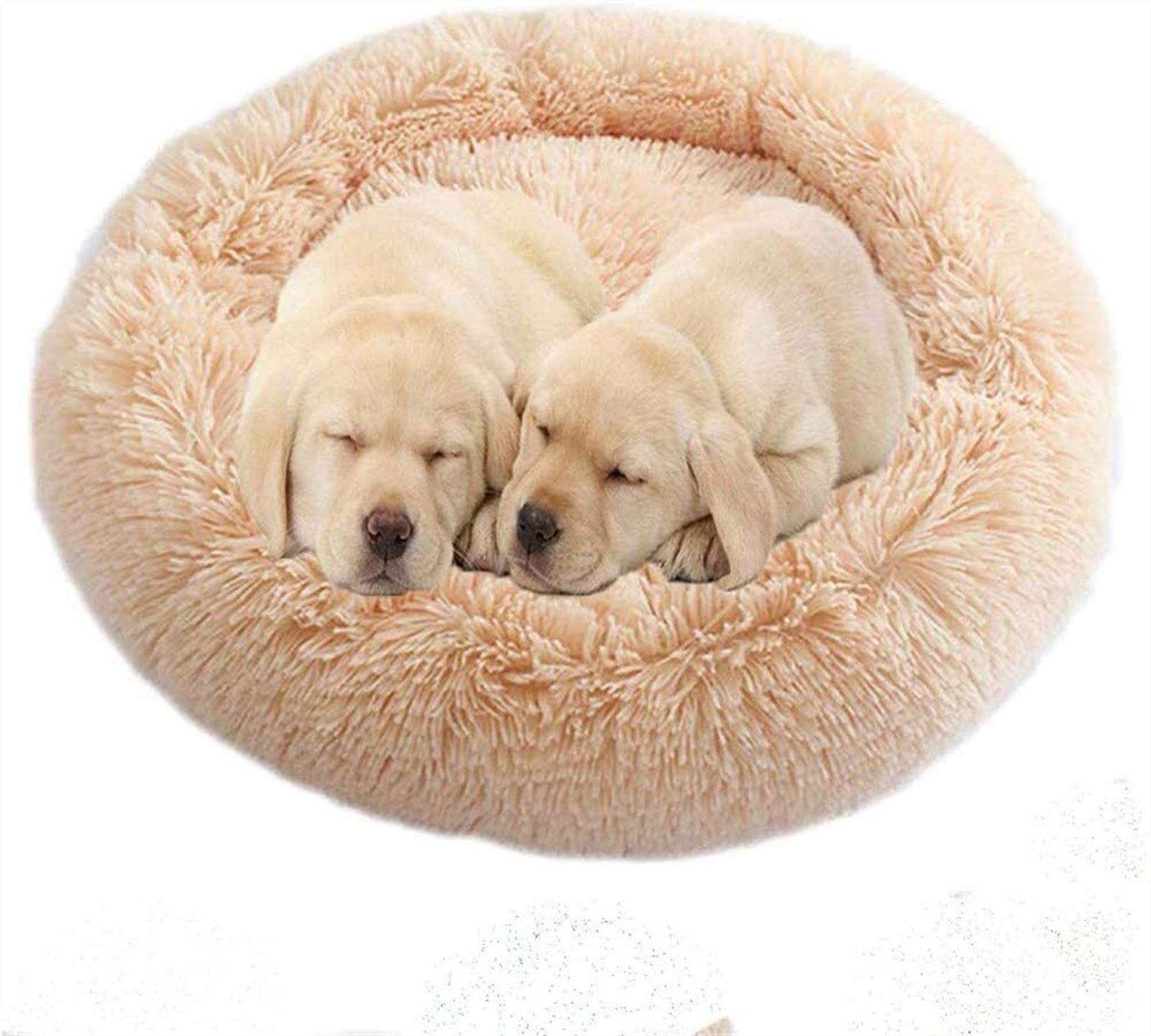 Cama Ortopédica Calmante para Perros, Cesta para Dormir, Piel Sintética Suave, Sofá para Mascotas para Perros Medianos y Grandes, Golden Retriever, Perro Alemán, Lavable
