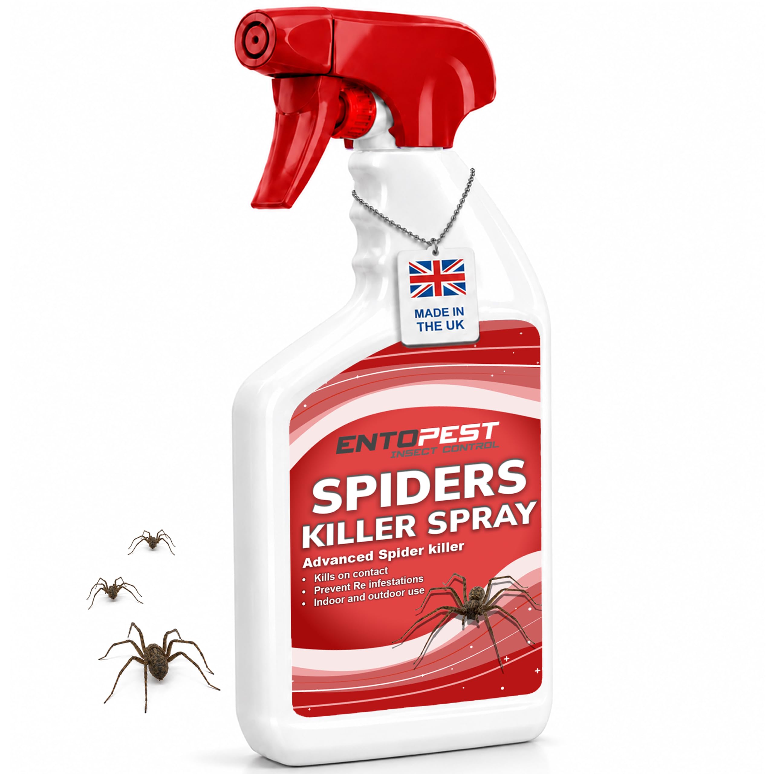 Entopest Spider Killer Spray – Fast-Acting Insect Control Solution for Home, Garden, Patio & Indoor/Outdoor Use | Kills Spiders on Contact | Prevents Re-infestations | (500ml)