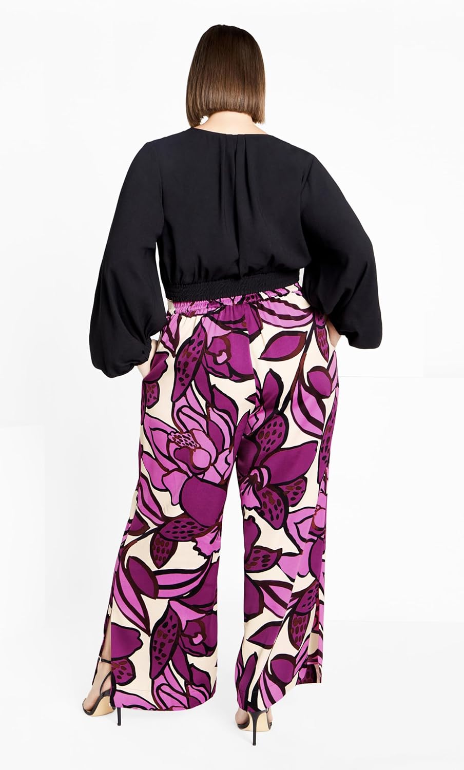 City Chic Women's Apparel Women's Fiesta Print Pant - Image 6