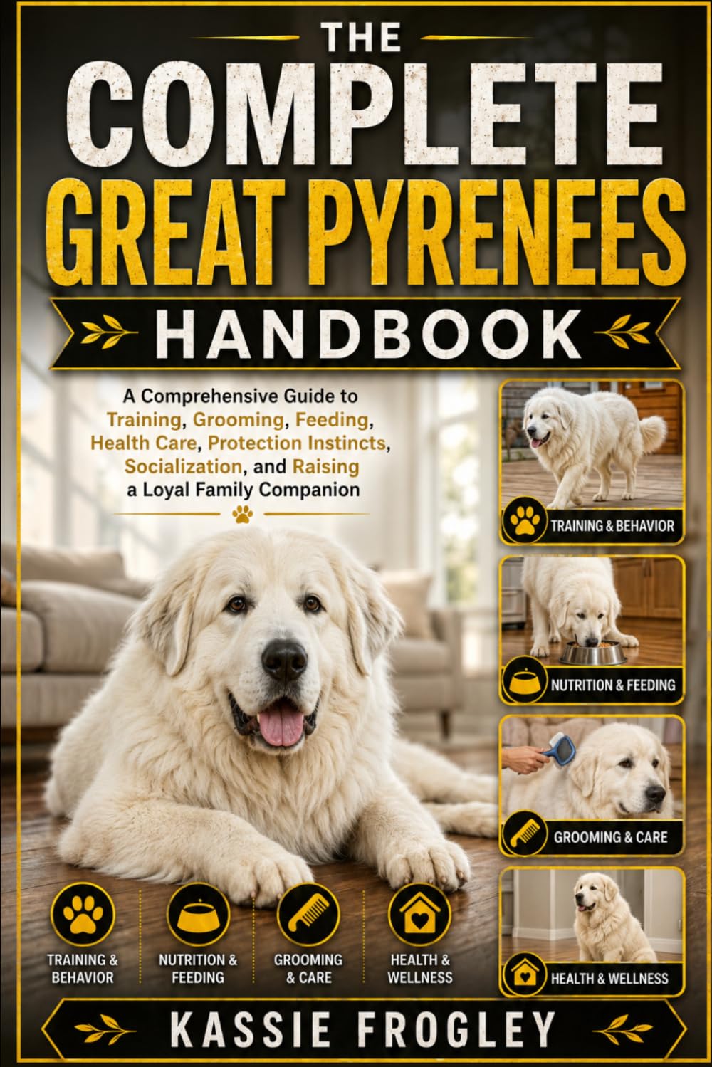 THE COMPLETE GREAT PYRENEES HANDBOOK: A Comprehensive Guide to Training, Grooming, Feeding, Health Care, Protection Instincts, Socialization, and Raising a Loyal Family Companion
