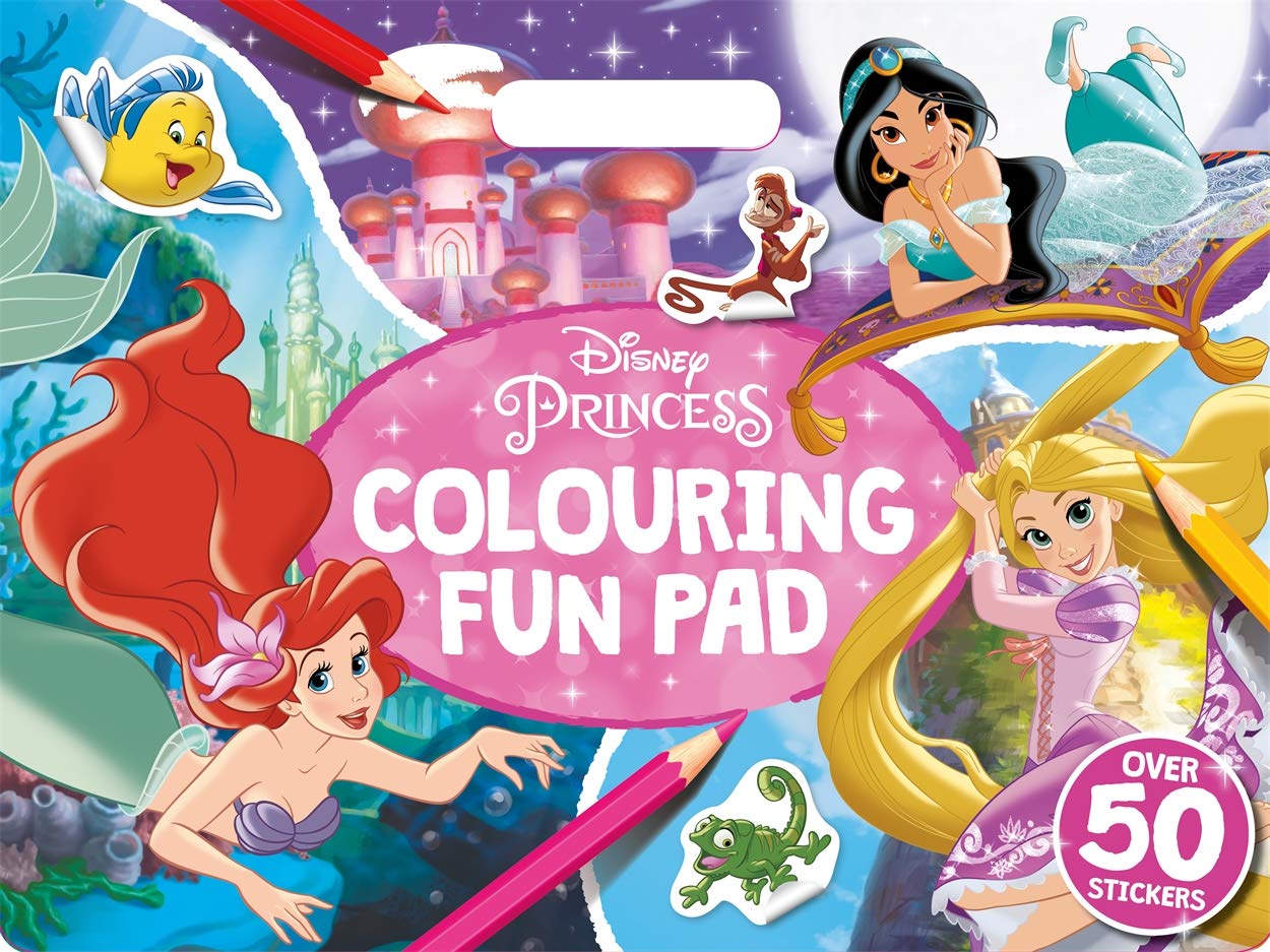 Disney Princess Colouring Fun Pad: Amazon.co.uk: Books, Igloo ...