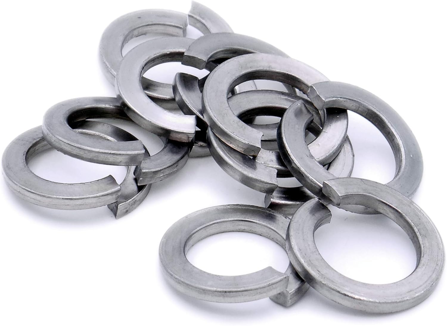 M2.5 (2.5mm) Rectangular Spring Split Lock Washer - Stainless Steel (A2) (Pack of 20), M2.5 - A2(20)
