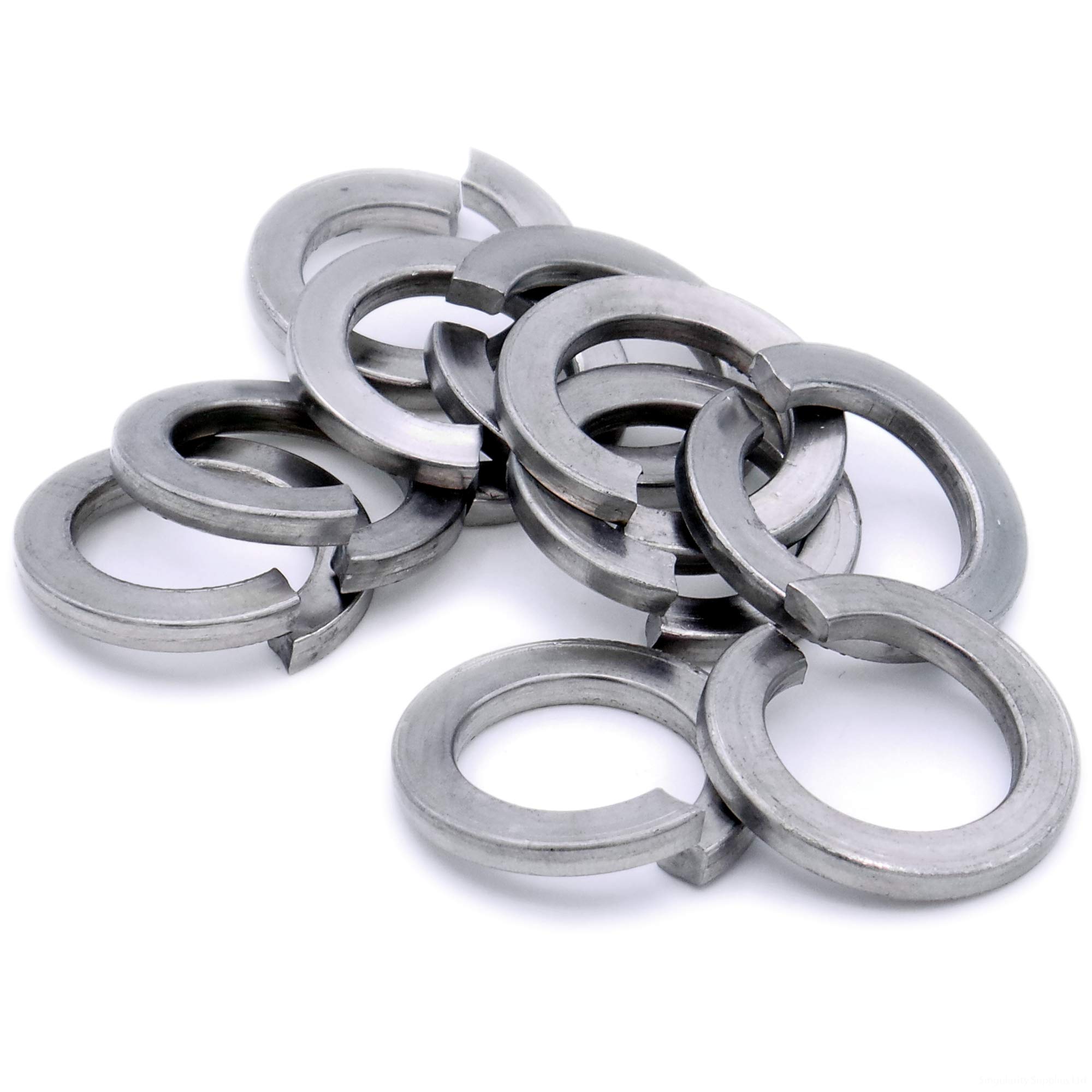 Singularity Supplies M2.5 (2.5Mm) Rectangular Spring Split Lock Washer - Stainless Steel (A2) (Pack Of 20)