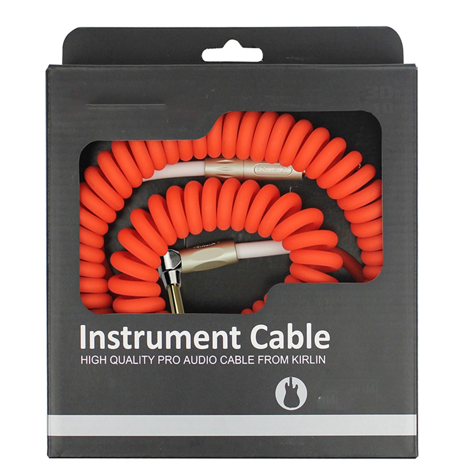 kabel audio instrumentu muzycznego Kabel Gitarowy Kabel Redukujący Szumy Sprężyna Kabel Do Instrumentu Kabel Do Basu Fioletowy Czerwony Zielony(Red)