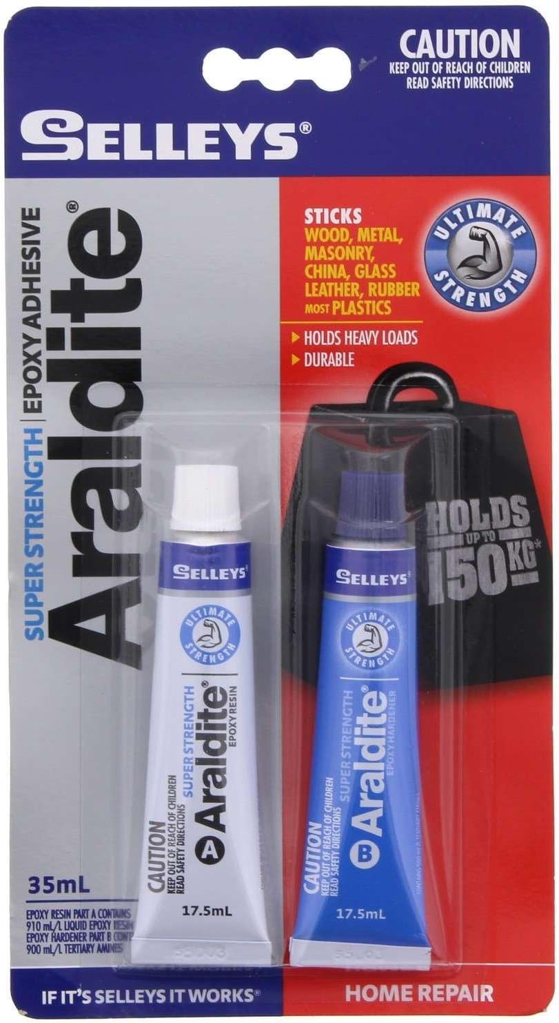 Araldite Super Strength Epoxy Adhesive Holds Up to 150kg Durable