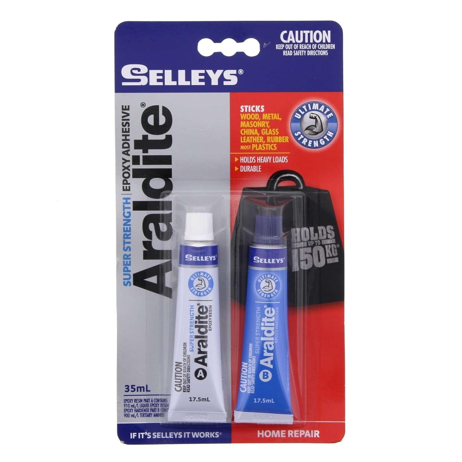 Araldite Super Strength Epoxy Adhesive Holds Up to 150kg Durable