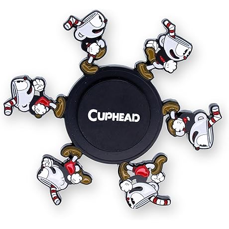 Sensory Cuphead Toy Cuphead Running 3-Inch Fidget Spinner