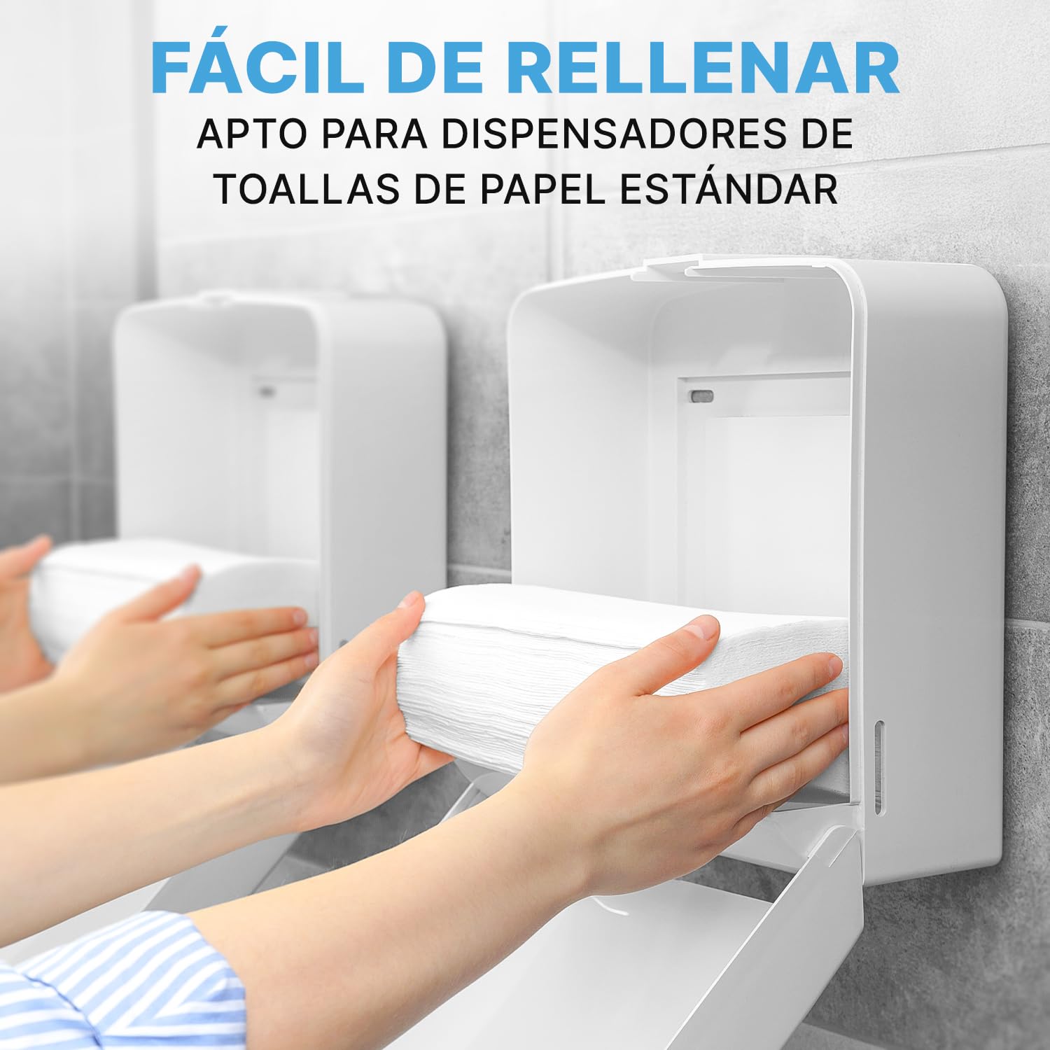 4000 ARNOMED papel secamanos, toallas papel secamanos de 2 capa con pliegue en V, 25x23cm papel manos baño, toallas de papel blancas para manos, 20x200 toallas de papel de manos, toallas secamanos