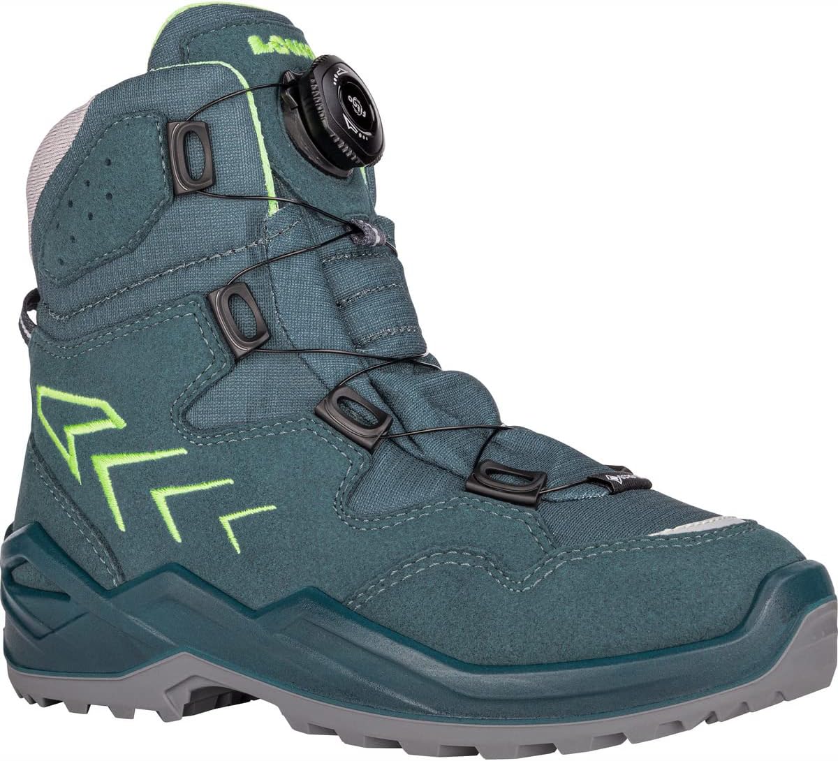 LOWA Kids Shoes Firo GTX Petrol Mint, UK 5