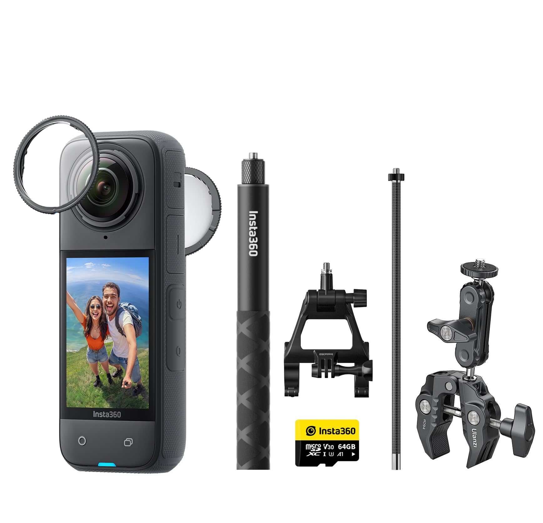 Insta360 X4 360° Action Camera 8K & 5.7K60fps Bicycle Bundle