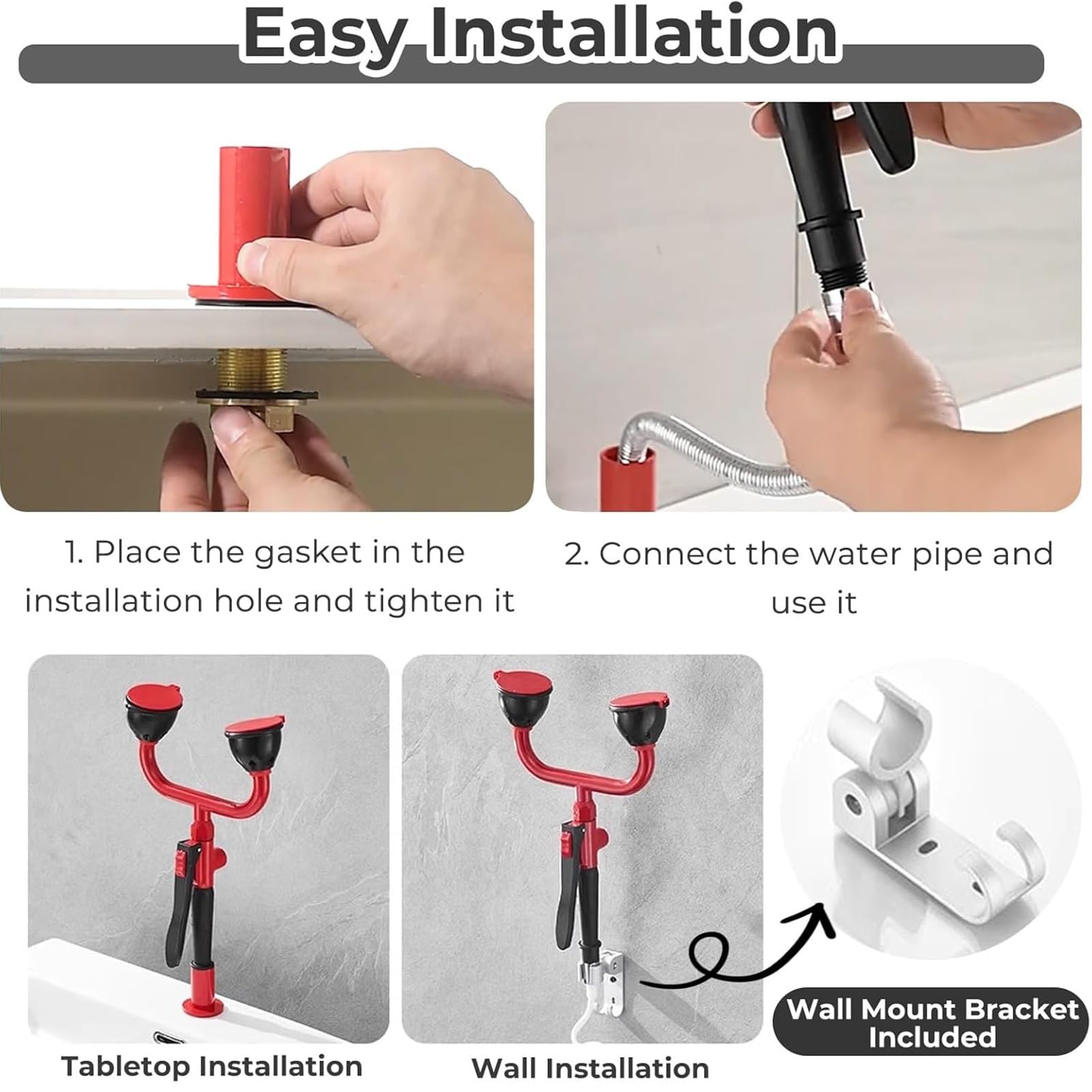 Lavaocchi, oculare a filo di emergenza a doppia porta, lavaocchi con spray di emergenza, dispositivo professionale for lavaggio oculare da laboratorio(Wall Mount)