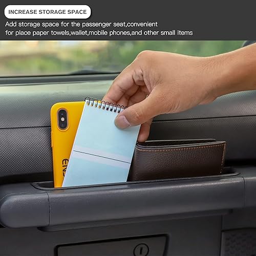 Miniatura 2 de CheroCar Bandeja de agarre para pasajeros, caja de almacenamiento con asa, bandeja organizadora, accesorio de agarre para Jeep Wrangler Jk 2007-2010