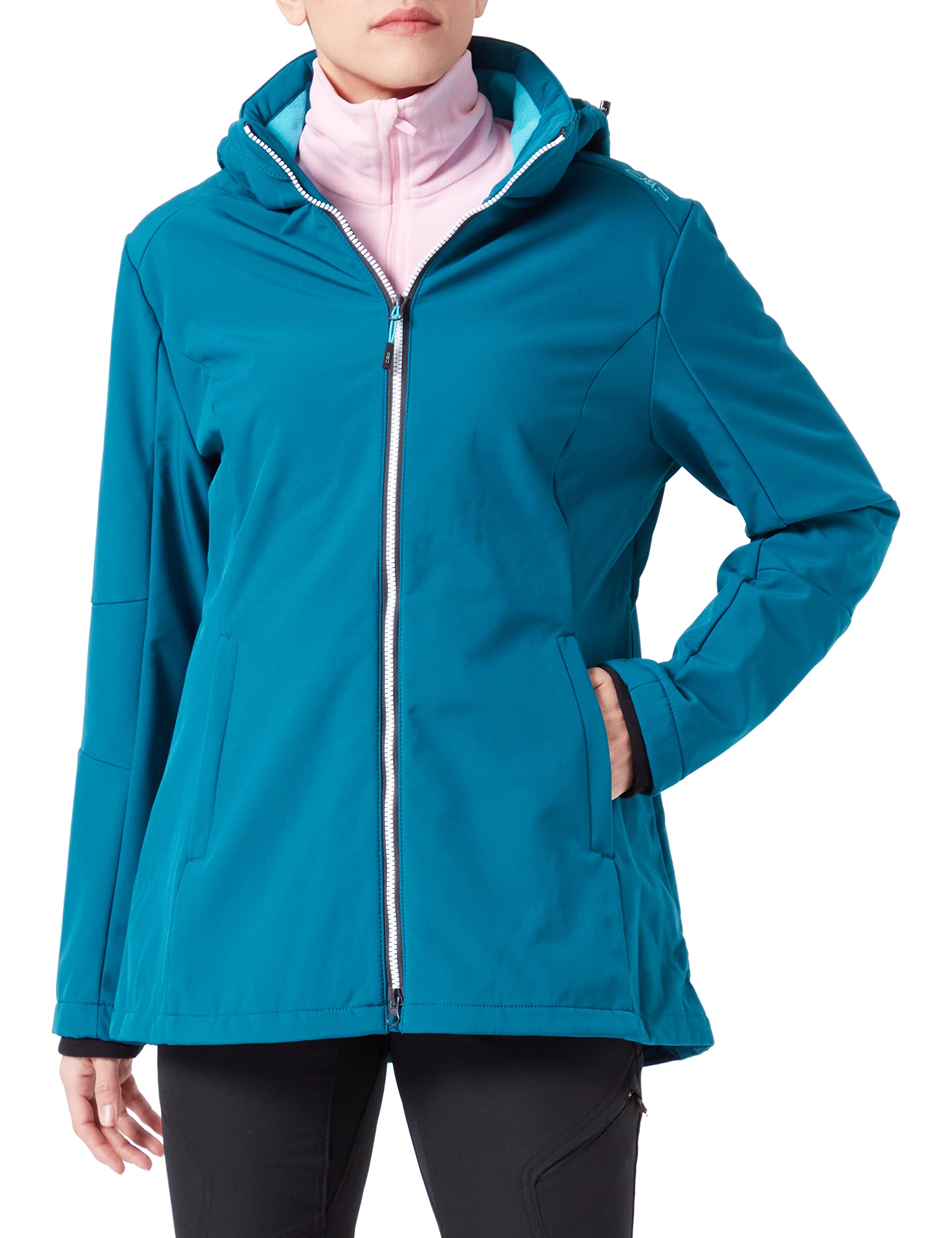 CMP, Woman Jacket Zip Hood, Woman, Deep Lake, 36