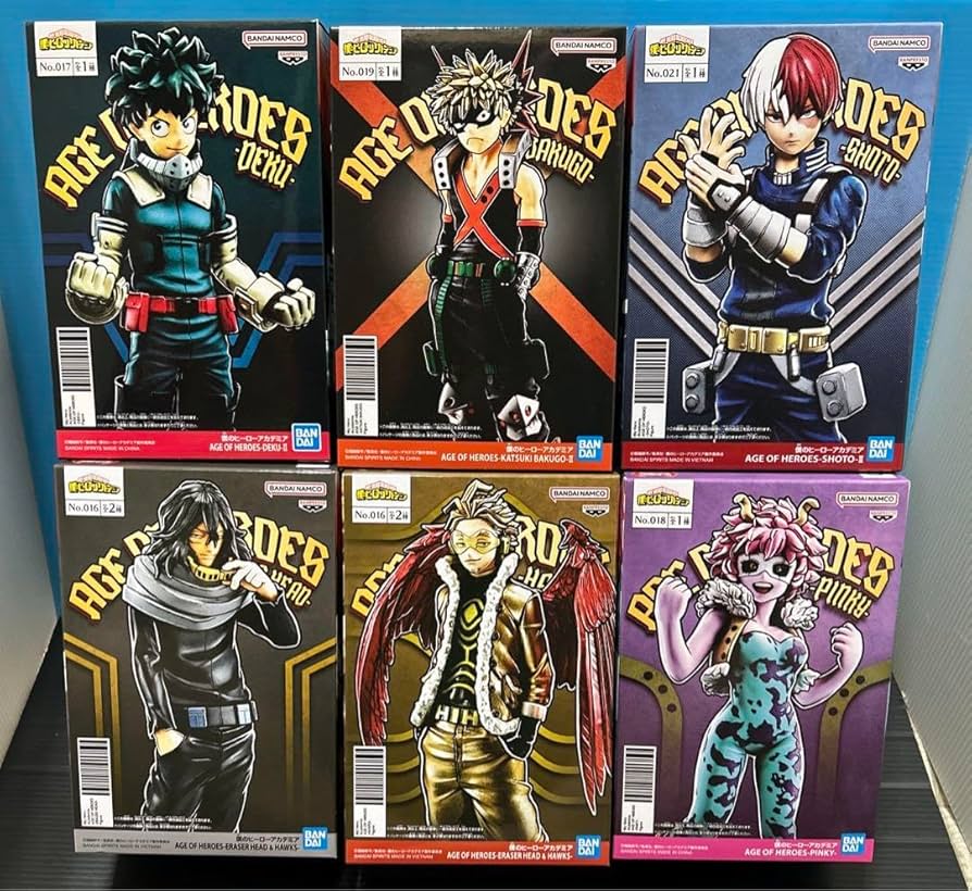 僕のヒーローアカデミアAGE OF HEROES ヒロアカ フィギュアまとめ売り Amazon.co.jp: 僕のヒーローアカデミアAGE OF HEROESフィギュア まとめ
