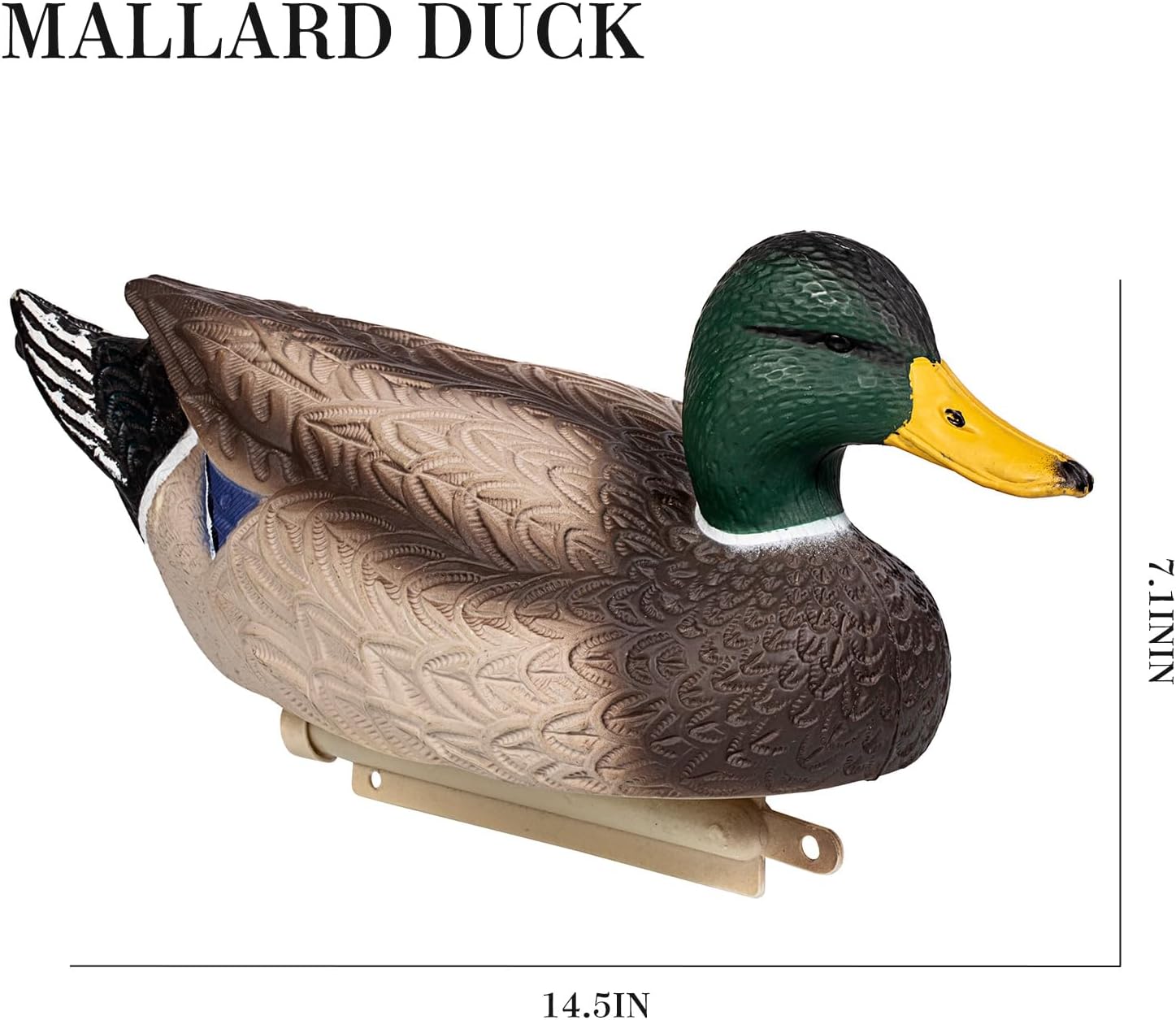 Heerweiyi Mallard Duck Decoys Popular New Material EVA Collapsible Plastic Duck Decoy Mallard Duck Decoys,Easy to Carry and use, More Cost-Effective.
