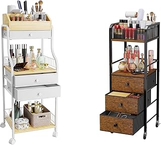 HapiRm Organizador de maquillaje de piso, org...