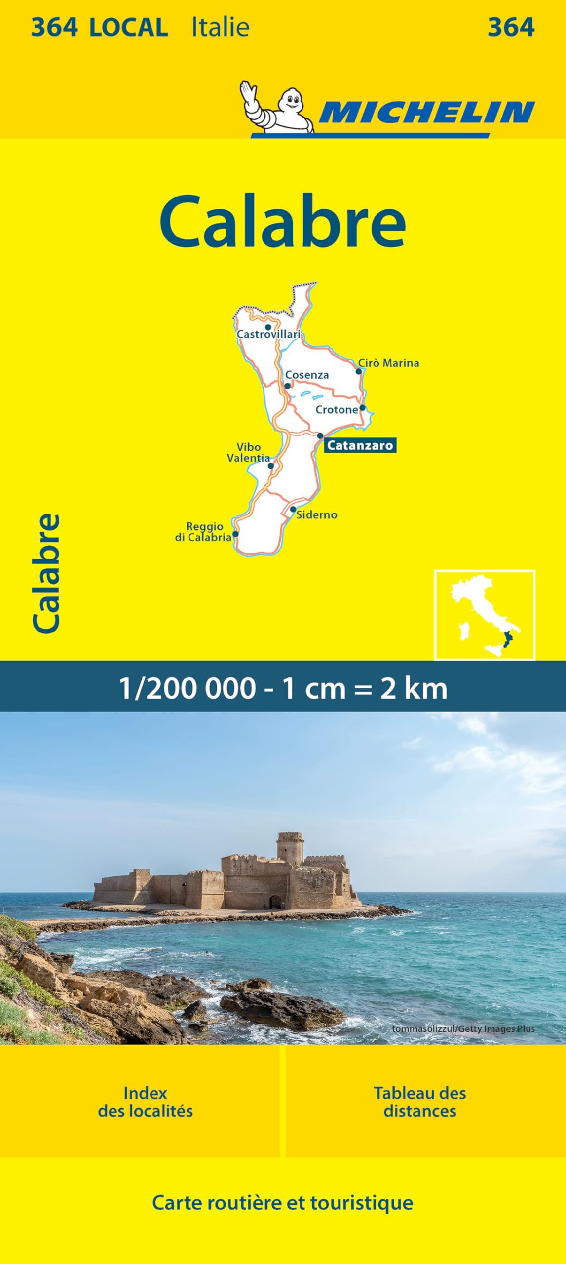 Calabria (364) (Michelin kaart - lokaal Italie (364))