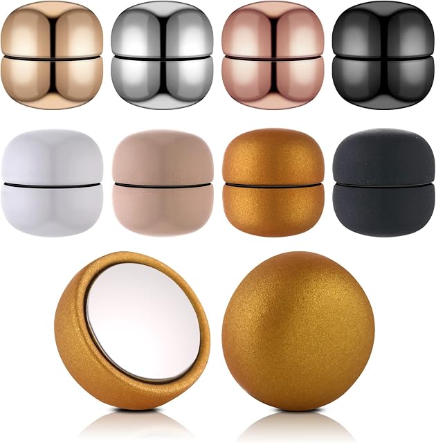 ASTER Hijab Magnetic Pins - Strongest Commercial Strength Hijab Pins for Women Multi-Use Colorful Small Magnetic Hijab Buttons (Multi(8 color))
