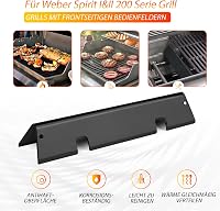MGiessca Weber Spirit 200/210 égőcsövek, aroma sín és hővédő burner cover szett 8