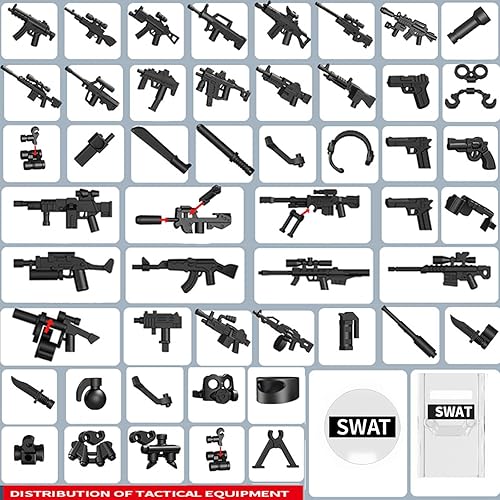 Miniatura 4 de Juego de bloques de construcción de base militar de la Segunda Guerra Mundial de la Segunda Guerra Mundial, armería de ladrillos de batalla, paquete