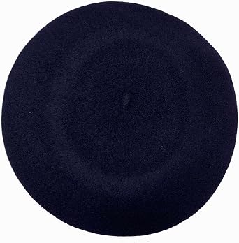 FQHTM Traditional 11" French Wool Beret, Made in Europe