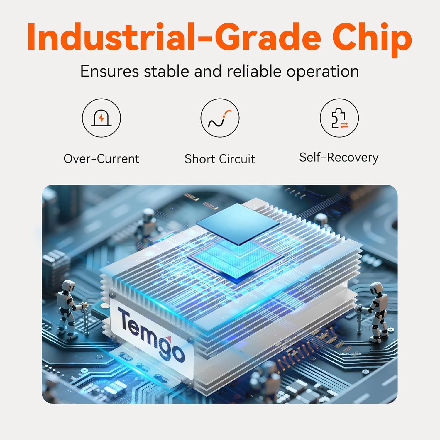 48V/72V to 12V Golf Cart Voltage Converter, 25A 335W DC to DC Buck Power Supply, ≥90% Efficiency, Waterproof IP55 Reducer with Overcurrent & Short-Circuit Protection, 13.5V Output for Golf Cart/Solar